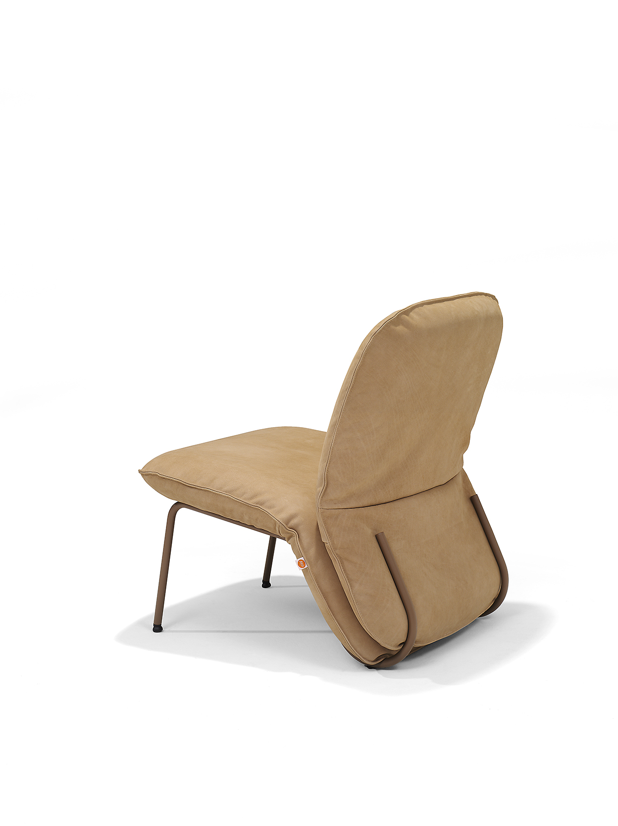 Clip Lounge Chair Aurula Old Pink RAL 8025 Frame Pers Back WS LR