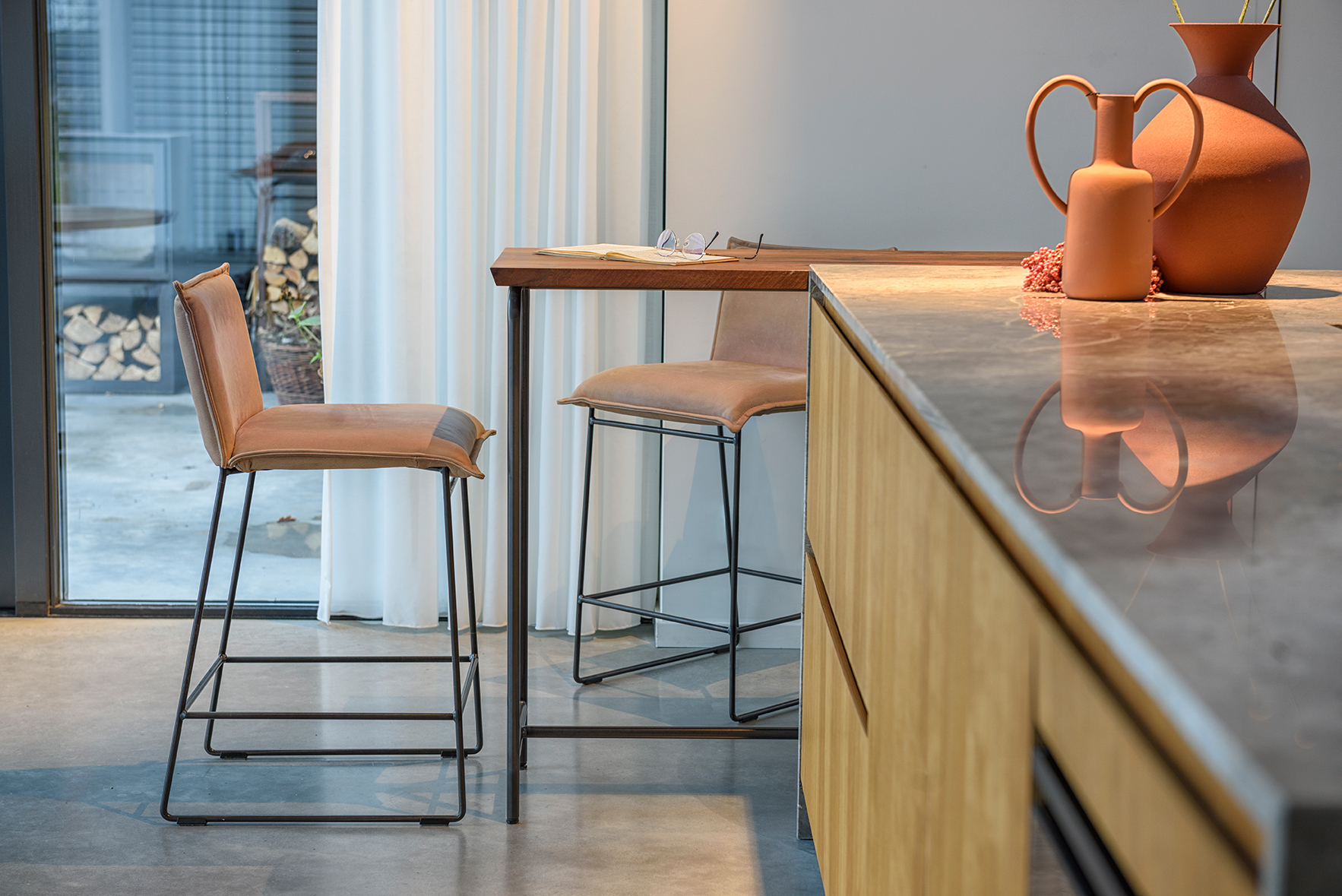 Jess 3578 Amy Barstool 65 Cm Aurula Old Pink LR