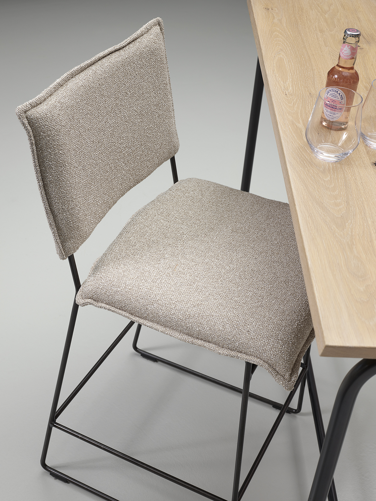 Norman Barstool Without Arm Trier Sand Mood LR