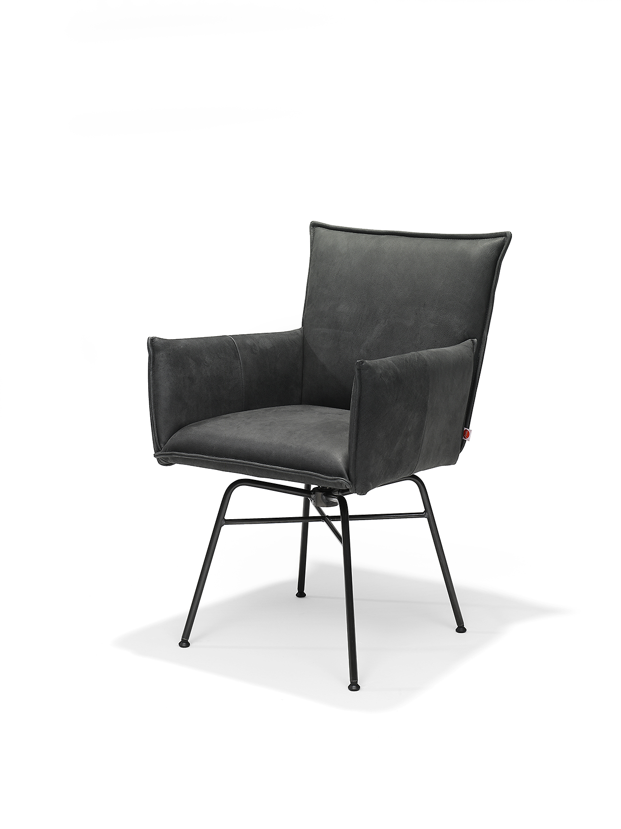 Sanne Swivel Chair With Arm Aurula Black Pers LR