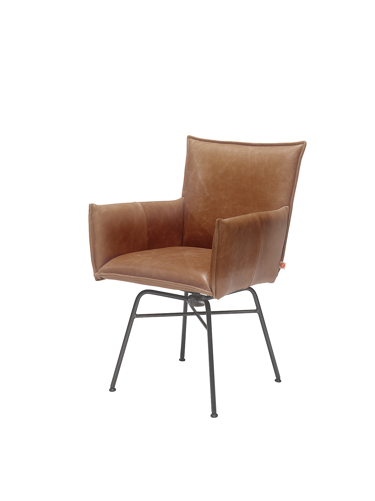 Sanne Swivel Chair With Arm Bonanza Tan Pers LR ZS 8720153744645