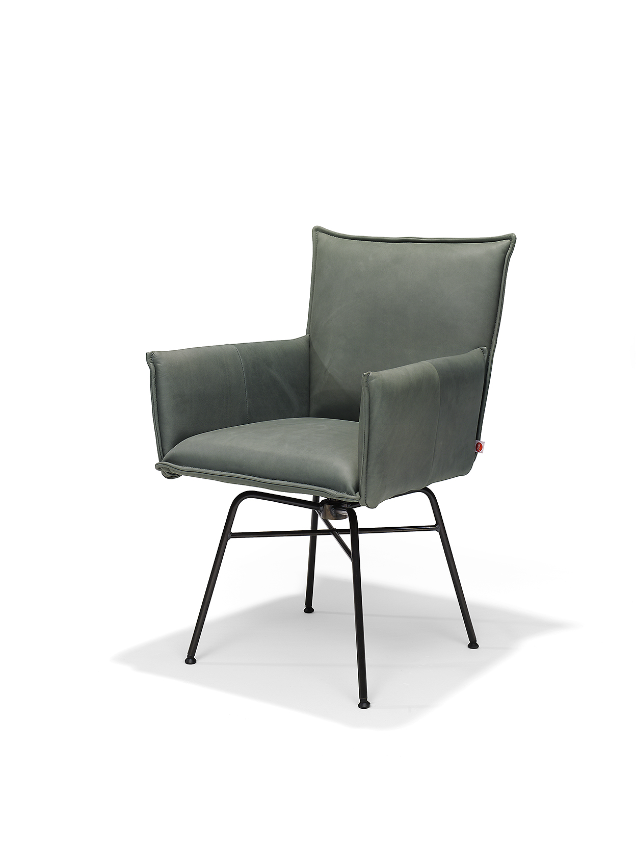 Sanne Swivel Chair With Arm Sadie Olive Pers LR