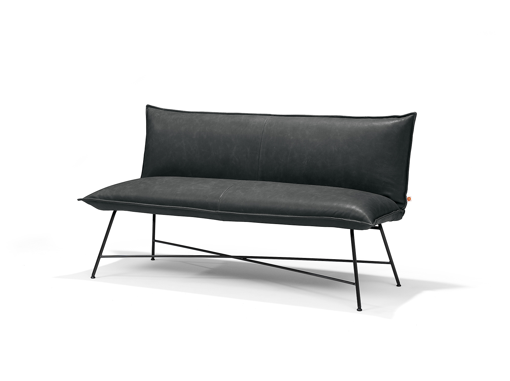 Vidar Dining Sofa 165 Cm With Back Aurula Black Pers LR 8720153744690