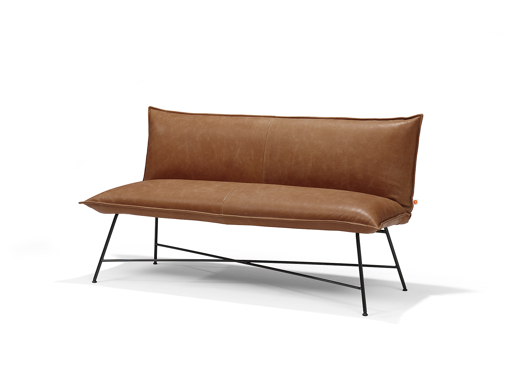 Vidar Dining Sofa 165 Cm With Back Bonanza Tan Pers LR 8720153744706