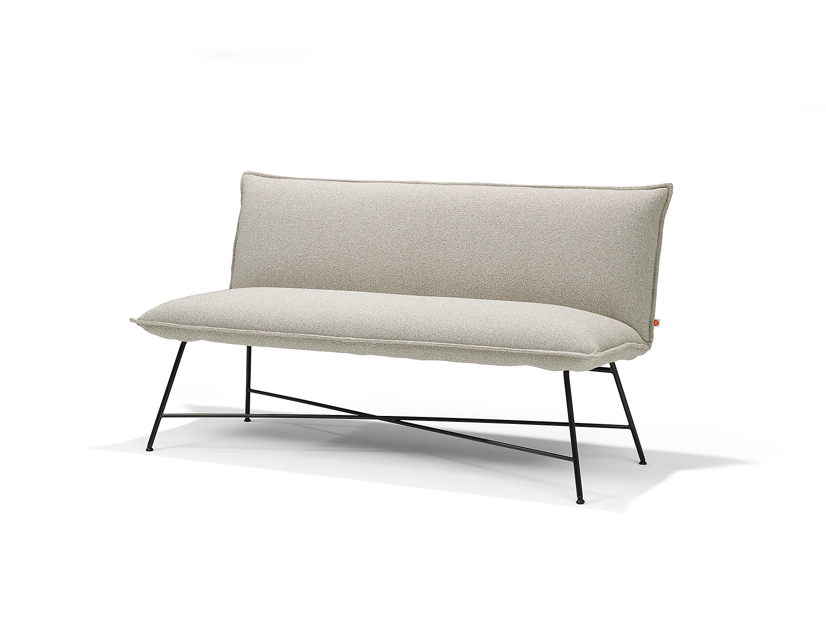 Vidar Dining Sofa 165 Cm With Back Trier Sand Pers LR 8720153744737