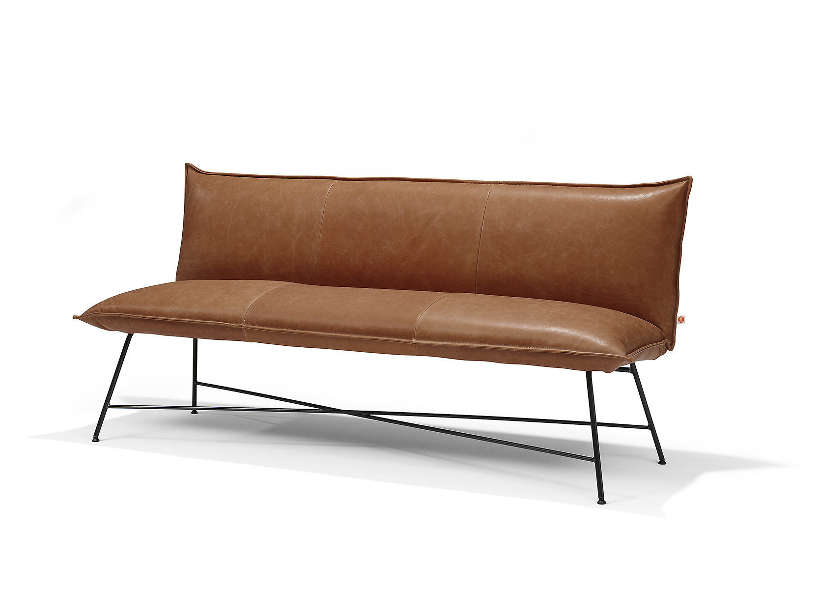 Vidar Dining Sofa 195 Cm With Back Bonanza Tan Pers LR